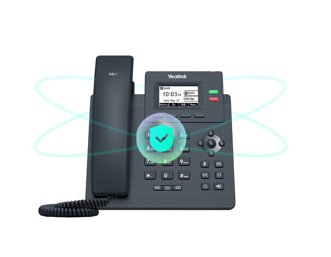Yealink SIP- T31W Bảo mật doanh nghiệp với TLS 1.3 và WPA3