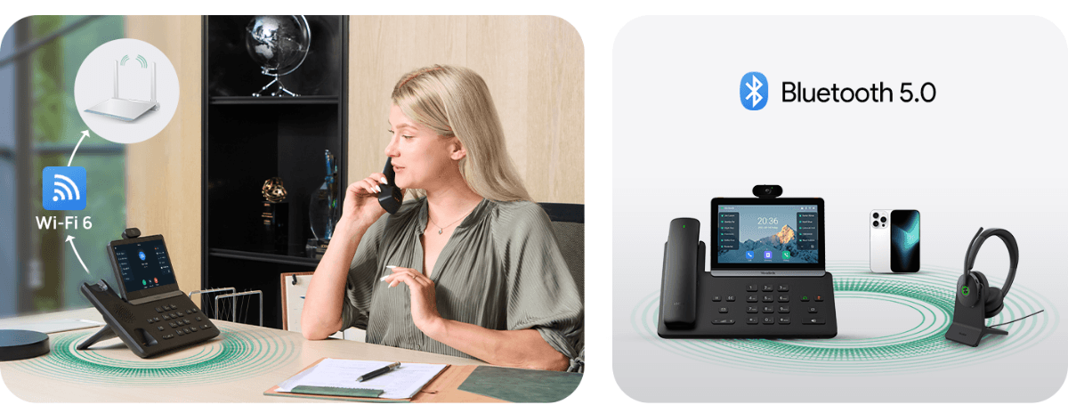 Kết nối wifi 6 và bluetooth được tích hợp sẵn