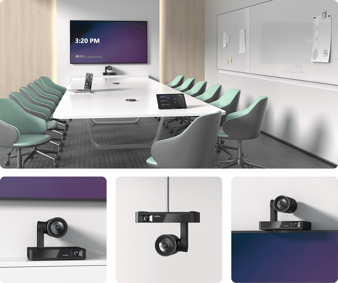 Yealink UVC86 lắp đặt linh hoạt mọi không gian